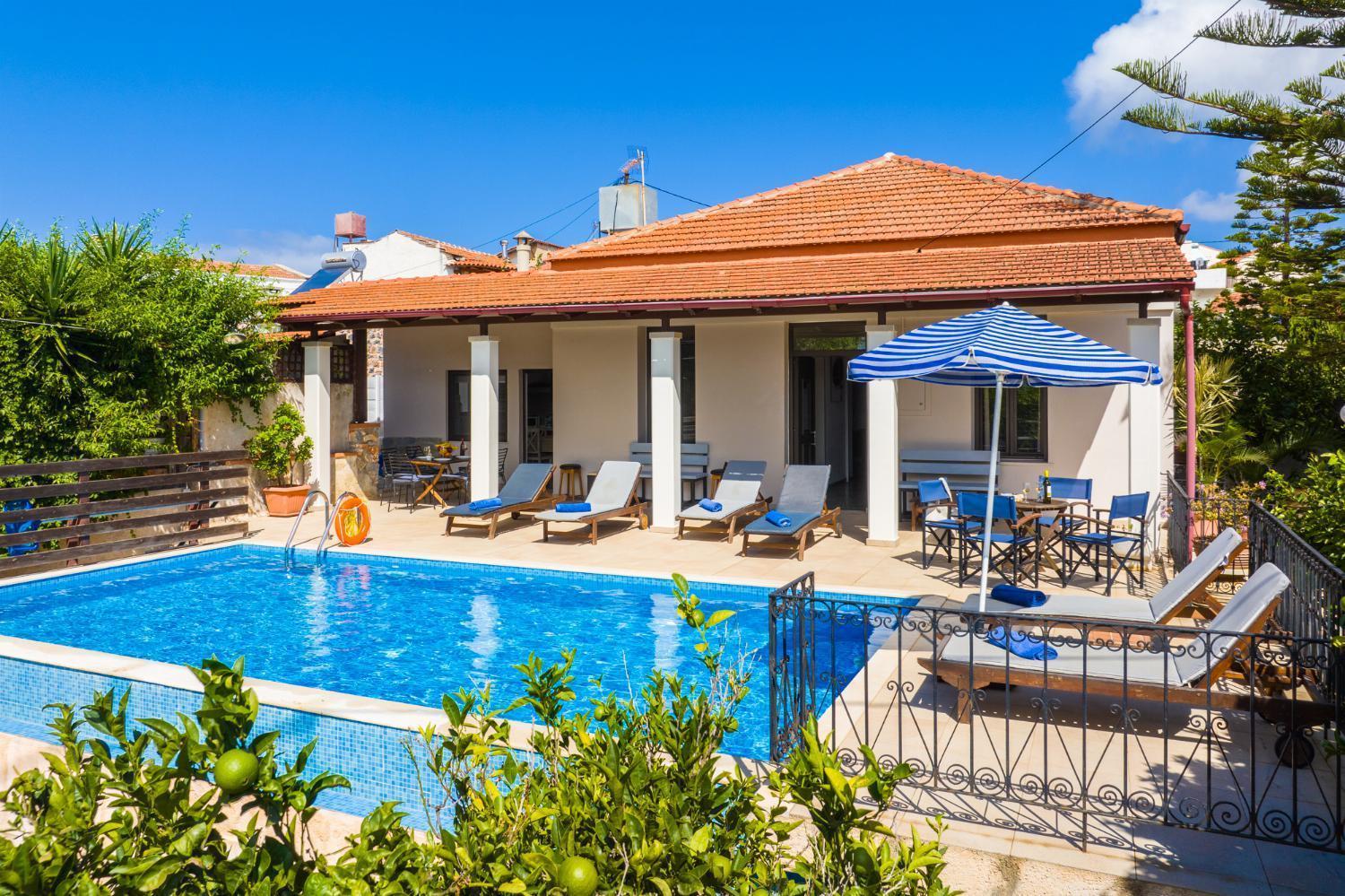 Villa Maro Large Private Pool Ac Wifi Kefalas Экстерьер фото