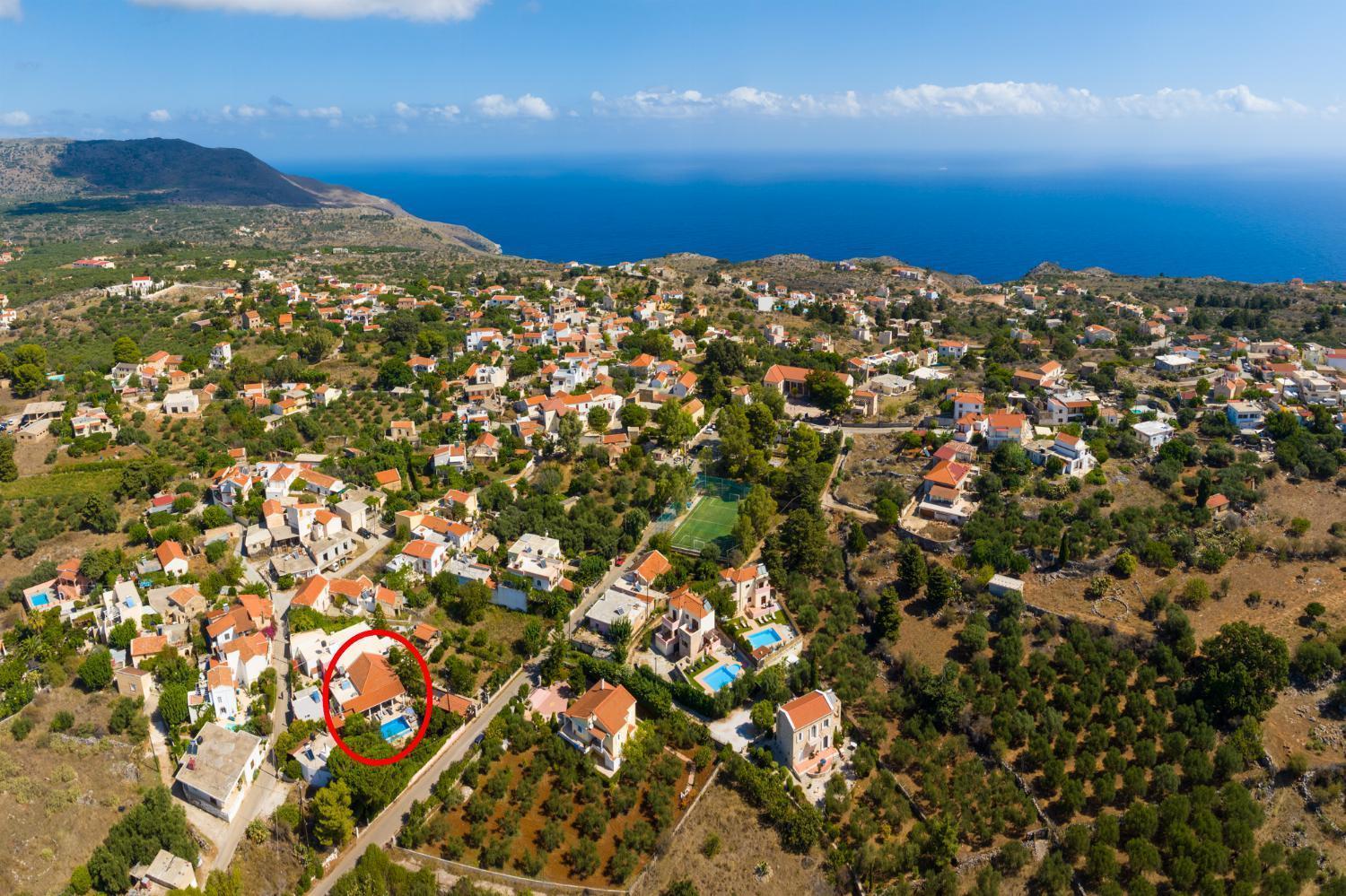Villa Maro Large Private Pool Ac Wifi Kefalas Экстерьер фото